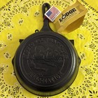 New Lodge No  5 National Trappers Association Cast Iron Skillet  Advertising