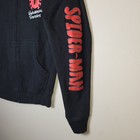 Universal Studios Marvel Youth Spider-man Full Zip Hoodie Sweatshirt Black Sz S