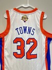 Karl Anthony Towns Signed New York Knicks Nba Finals Jersey Autographed Jsa Coa