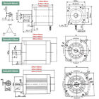 Nema 42 110 Stepper Motor 1 2   3ph Cnc Kit   for Heavy-duty Agvs For Warehousing