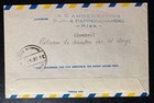 1949 Stockholm Sweden First Direct Flight Airmail Cover Ffc To Bangkok Thailand