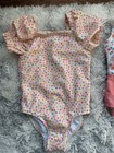 Bundle Of Cat   Jack Girls 2t One-piece Swimsuit Lot Polka Dot Floral Ruffle