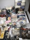 Huge Lot Of Over 200 Pc   Sewing Supplies  accessories Bobbins needles buttons  