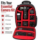 Camera Backpack Shoulder Bag Waterproof Case For Canon Nikon Sony Dslr Digital