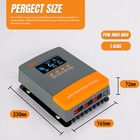 Powmr 60 Amp Mppt Solar Charge Controller 12v 24v 36v 48v Dc Input Lcd Regulator