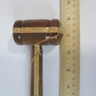 8  Inlaid Wood Gavel Judge Auction Meeting Club Decoration Fraternal