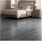 Peel And Stick Floor Tile Vinyl Wood Plank Diy 36-pack 54 Sq ft  Deep Gray