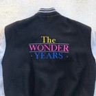 Vtg 90   s The Wonder Years Crew Member Jacket    dad    Embroidered Tv Series Size Xl