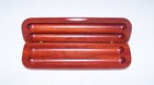 Dvrs Mahogany Wood Ball Pen   Pencil Set W matching Wood Case Advertising