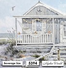  5394  Two Paper Beverage   Cocktail Decoupage Art Craft Napkins - Beach Cottage