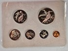 1973 First Coinage Of The British Virgin Islands 6 Coin Proof Set W  Coa   Case