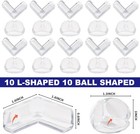 20 Pack Corner Protector Baby  Table Corner Protectors For Baby Guards Clear   