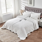 Oversized King Bedspreads 128x120 Extra Wide Quilt For Tall King California King