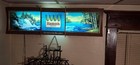 Hamm s Large Beer Scene-o-rama Water Fall Motion Sign Vintage Rare Bar Pub Look