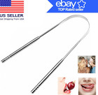 Tongue Scraper Cleaner Stainless Steel Bad Breath For Dental Oral Care Tool