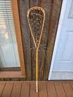 Very Nice Vintage Old Wooden Lacrosse Stick Great Webbing  45  X 7 