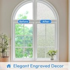 Rabbitgoo Privacy Window Film Frosted Glass Sticker Decorative Cling For Home