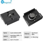 2 Pack Quick Release Plate With 1 4 -20 Screw For Bogen 3157n Manfrotto 200pl-14