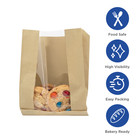 Karat Pastry Paper Bag With Window - 1000 Pcs