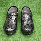 Dansko Xp 2 0 Black Silver Women s Nursing Shoes Clogs Us 11 5   12 Excel Cond