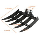Rake Attachment For Mini Excavator One Ton To 1 5ton Digger In Stock Usa