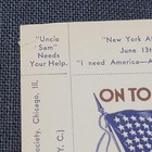 National Poster Stamp Soc  1942  on To Victory  Patriotic Sheetlet