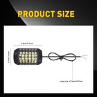 20pcs White 36led Rock Light Waterproof Underglow Underbody Light Lamp Universal