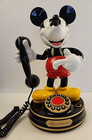 Mickey Mouse Disney Animated Talking Telephone Vtg 1997 Telemania --not Tested