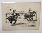 Theodore Van Soelen Signed Lithograph The Maverick - Western Art Cowboy Rodeo
