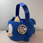 Sega Sonic Hedgehog Plush Easter Basket Bag Blue New