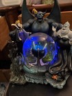 Vintage  Disney Villain Snow Globe Everything Works  Rare Find