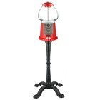 Great Northern Gumball Machine Coin Bank Classic Vintage Red Glass Globe Stand