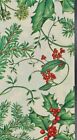 Two Individual Napkins Christmas Flowers Berries Guest Towel Decoupage  ihr 164 