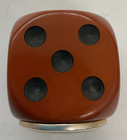 Vintage Rolux Bakelite 1 5    Die Shaped Thermometer Made In France Brown C1