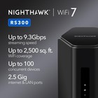 Tri Band Wifi 7 Router 9 3 Gbps Covers 2500 Sq  Ft  Netgear Nighthawk Rs300