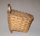 Old Antique Vtg Ca 1800s Rare Miniature Wool Drying Basket Mini Great Condition