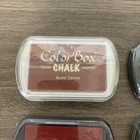 4 New Sealed Color Box Stamp Ink Pad 4 Different Colors Sealed