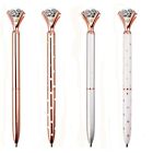 12pcs Diamond Pens Large Crystal Diamond Ballpoint Pen Bling Metal Ballpoint