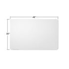 Office Desk Chair Floor Mat  Clear