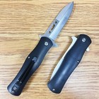 8 5  Tactical Black Frosted Spring Assist Quick Open Blade Pocket Knife Survival