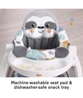 Fisher-price Portable Baby Chair Sit-me-up Floor Seat With Snack Tray- Sloth