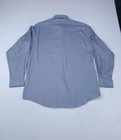 Van Heusen Dress Shirt Men 16 Grey Flex Collar Regular Fit Corpcore Wrinkle Free