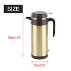 Heating Kettle 1200ml 12v Stainless Steel Electric In-car Kettletravel Thermoses