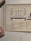 Mercedes 300 S W188 Cabriolet Technical Drawing  Copy Of The Original  12 X 42 5