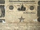 Republic Of Texas 1840s  500 Promissory Note Signed Mirabeau B  Lamar - Framed