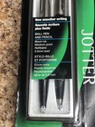 Parker Jotter Ball Pen   Pencil Set Refillable Black Barrel Black Nib 1996