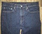 Levis 511 Jeans Mens 34x32 Blue Denim Skinny Fit Tapered Leg 100  Cotton Pants