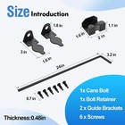 24  Cane Bolt Heavy-duty Drop Rod For Gate  Heavy Duty Gate Latch For Wooden Fen