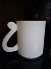 Gray Cat Mug With Tail Handle  Vintage  Made In Japan 