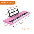 61 Key Music Electronic Keyboard Electric Digital Piano Organ Pink Best Gift